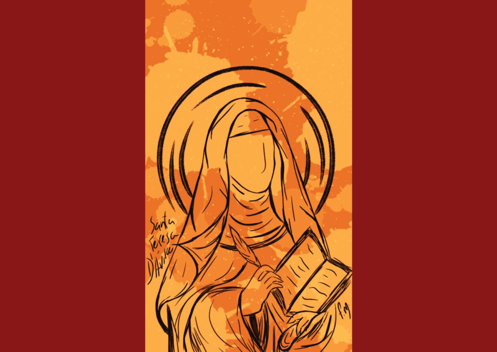 Thérèse d'Avila stylisée